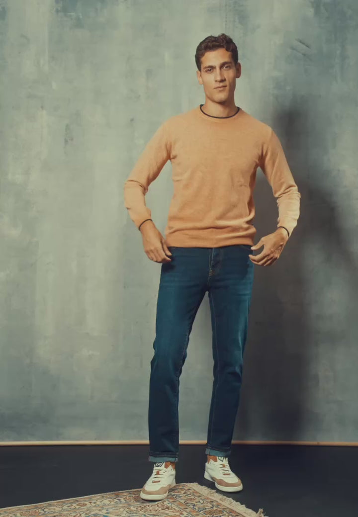 Maglione giro collo in Lana - D-Cold Pesca